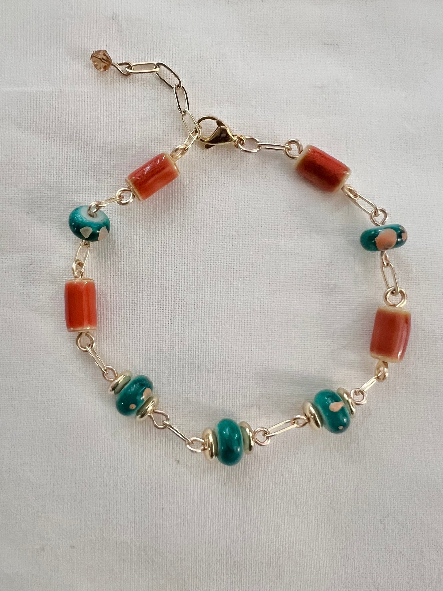 Ceramic Bead Bracelet