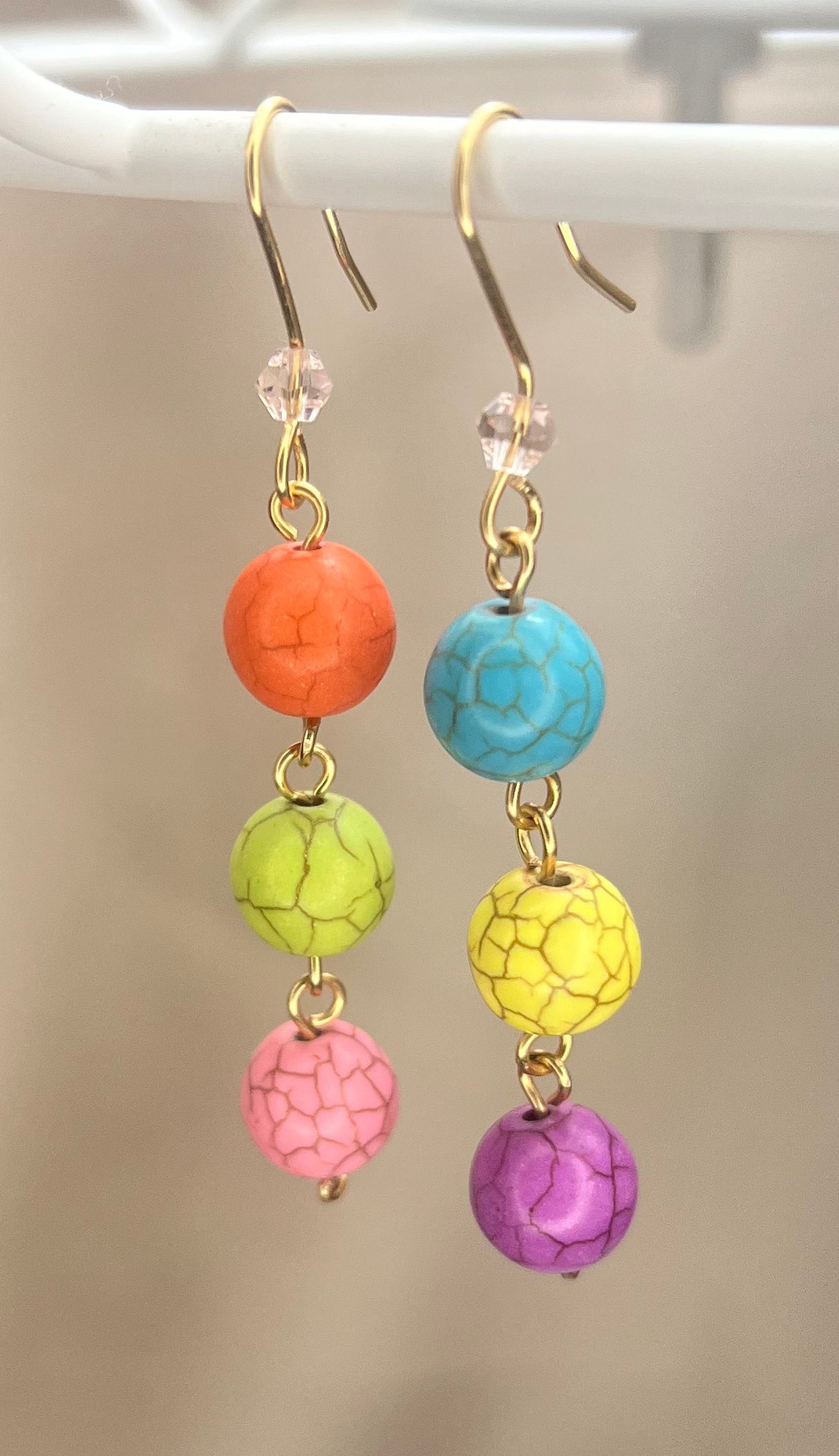 Candy Crush Linear Drop Earrings