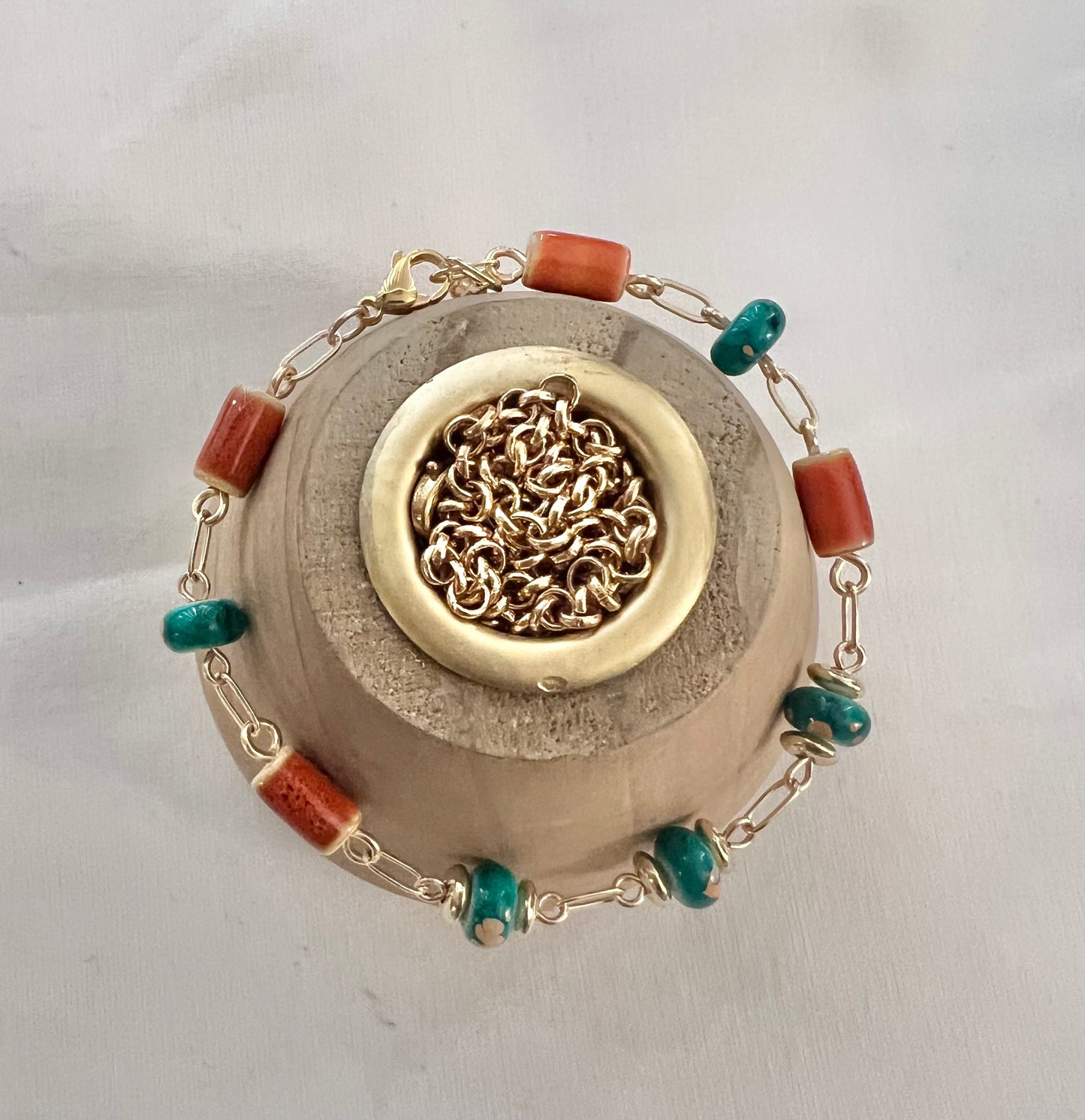 Ceramic Bead Bracelet